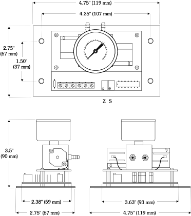 Dimensions for EP-325
